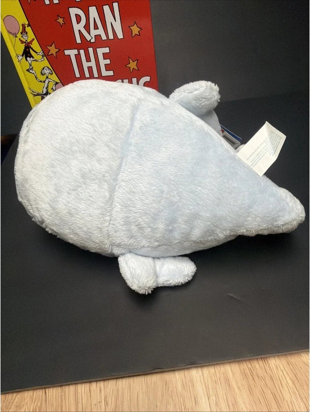 Kohls Set Of 2 Dr Seuss If I Ran The Circus Plush And Book Blue Whale NWT Clean